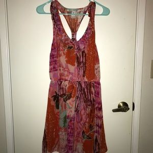 Abstract floral American Rag sun dress - Size L